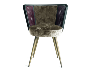 CARAL - Upholstered velvet chair _ ETRO Home Interiors